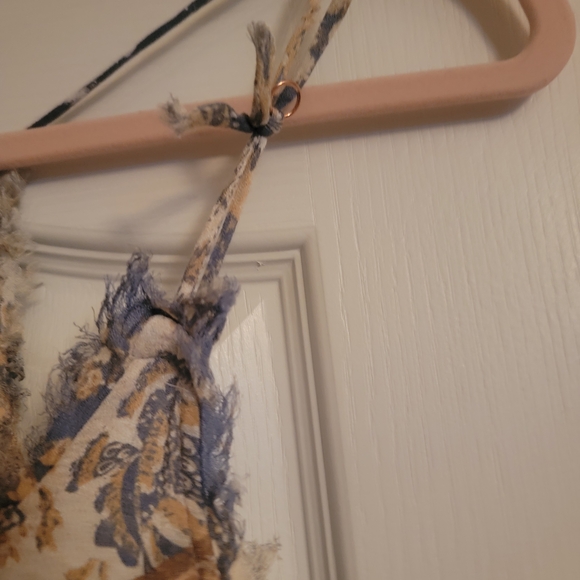 FP Movement by Free People Blue and Cream Patchwork Maxi Dress - Picture 4 of 9